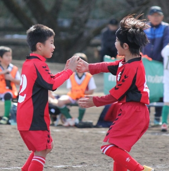 平山ＳＣさん、OKＳＣさんと練習試合の写真